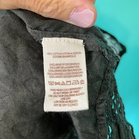 EUC Free People Cropped Blouse - Picture 7 of 8